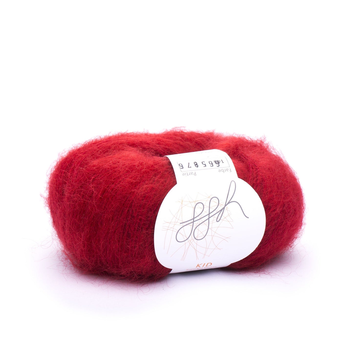 Luxuriöse Mohairwolle ggh Kid 145 Purpurrot