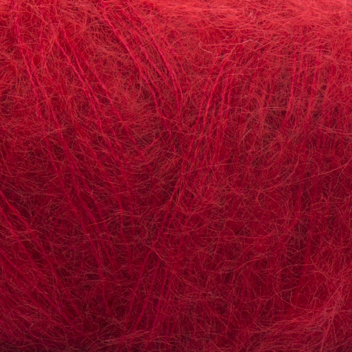 Luxuriöse Mohairwolle ggh Kid 145 Purpurrot