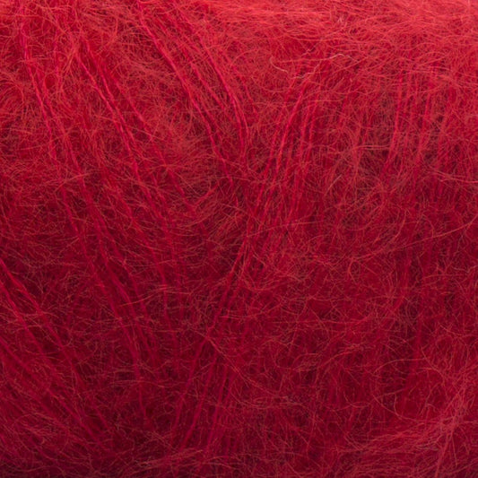 Luxuriöse Mohairwolle ggh Kid 145 Purpurrot
