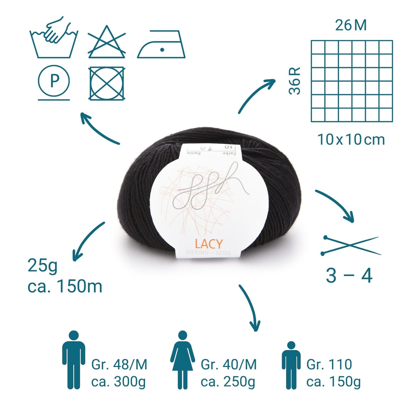 GGH Lacy |  010 - Schwarz