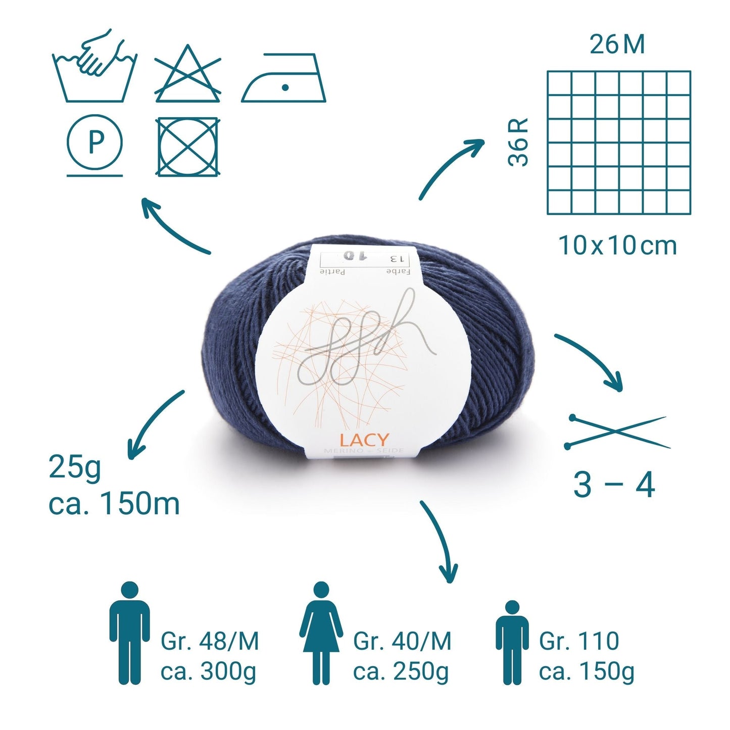 GGH Lacy | 013 - Dunkelblau-ggh Wolle
