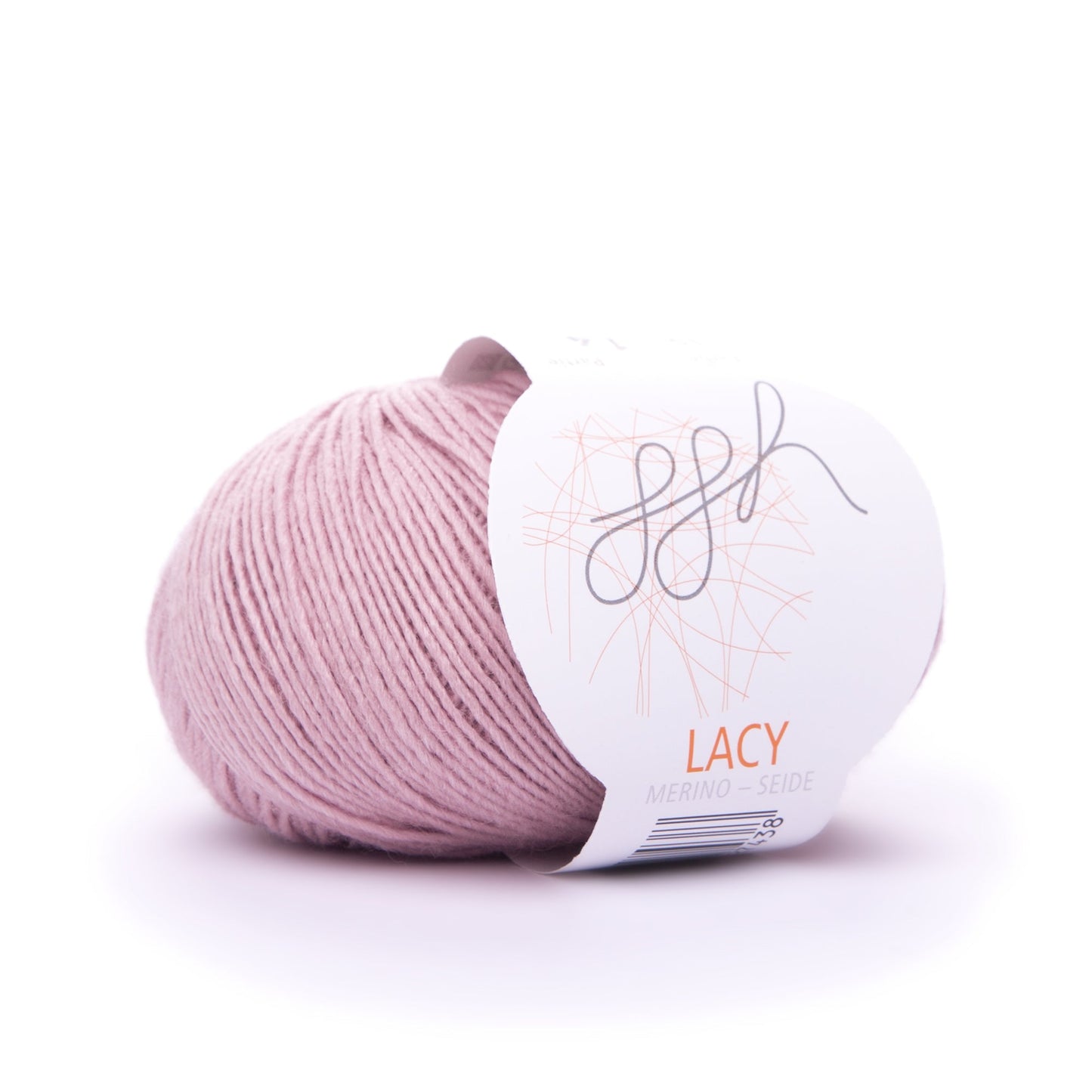 GGH Lacy Garn 015 Pastell Rosa Merinowolle Seide
