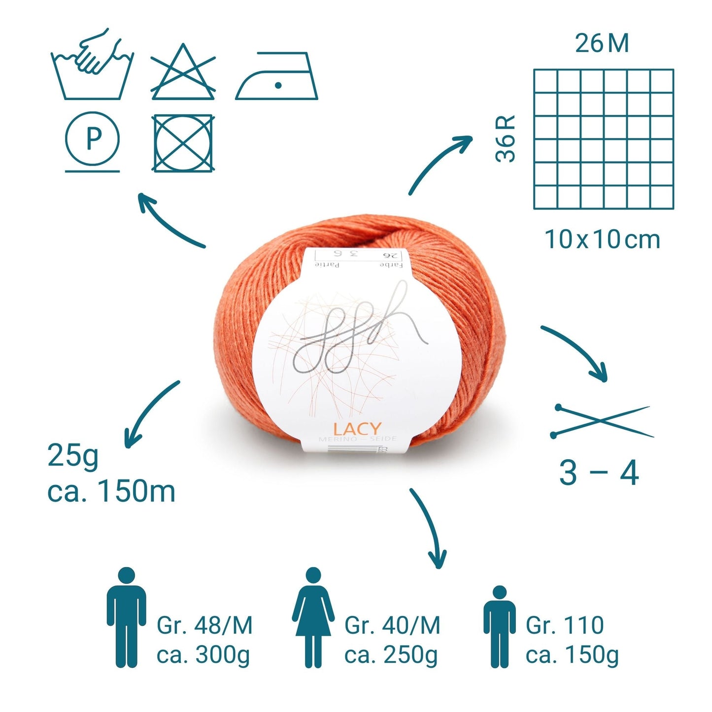 GGH Lacy |  026 - Herbstorange