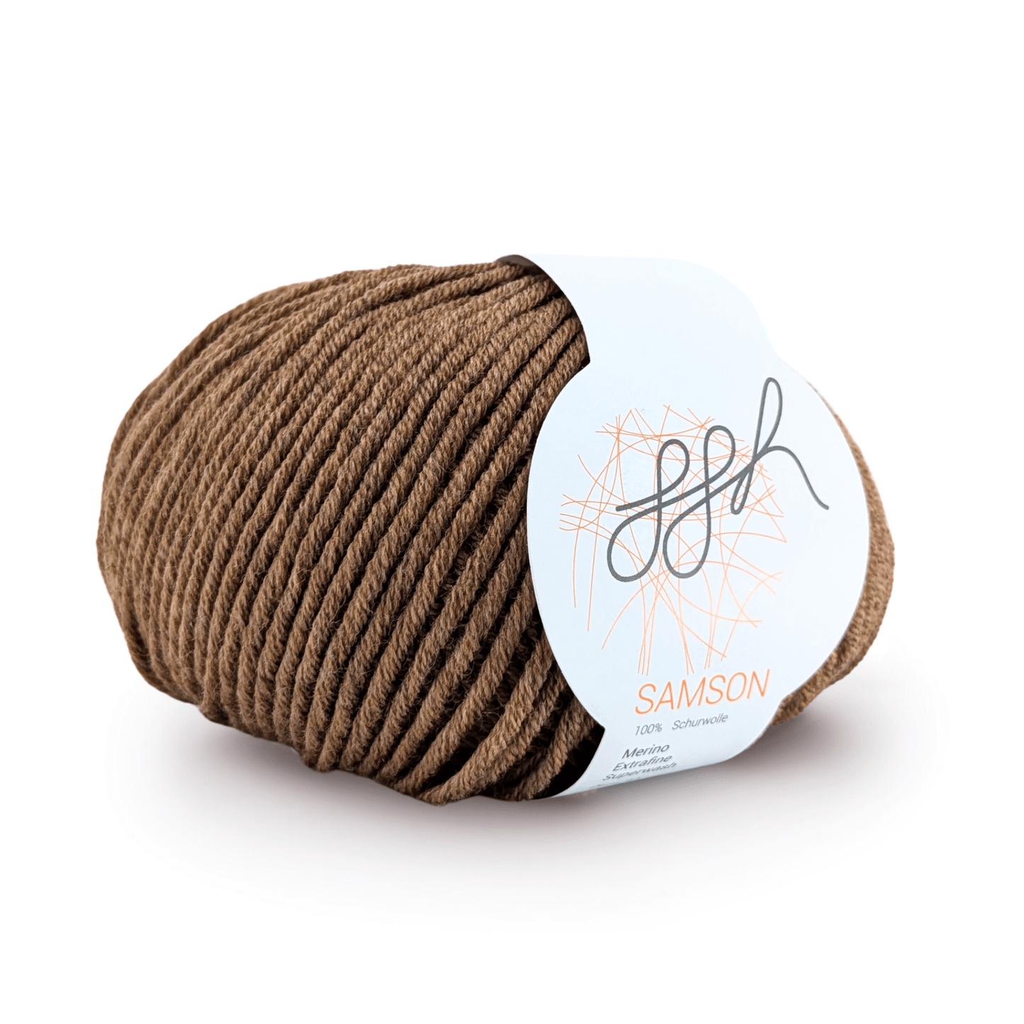 ggh Samson 106 Haselnuss Merinowolle 50g Faden