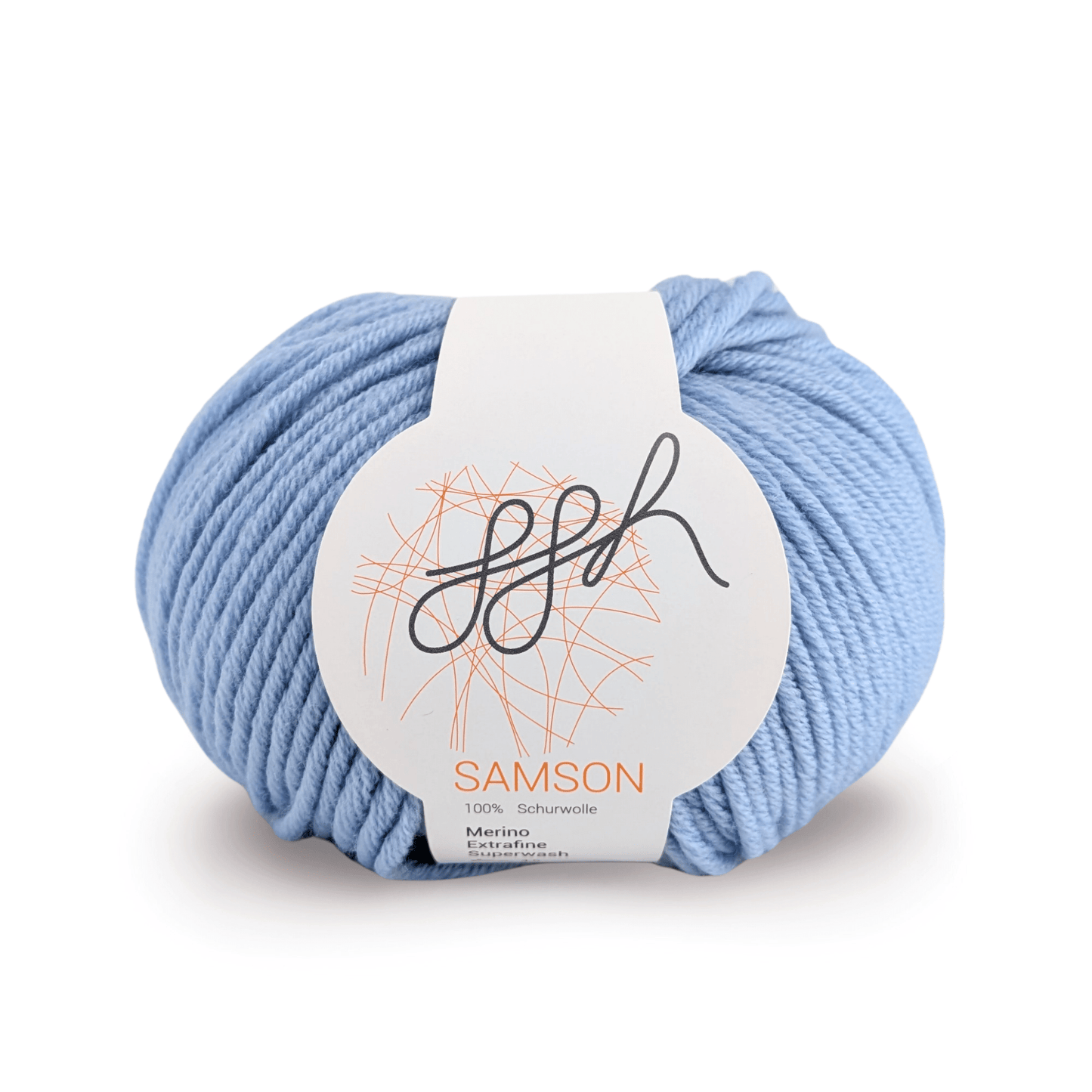 ggh Samson 113 Himmelblau extrafeine Merinowolle