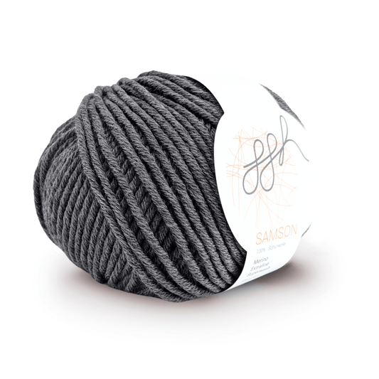 ggh Samson 114 Anthrazit Merinowolle Superwash