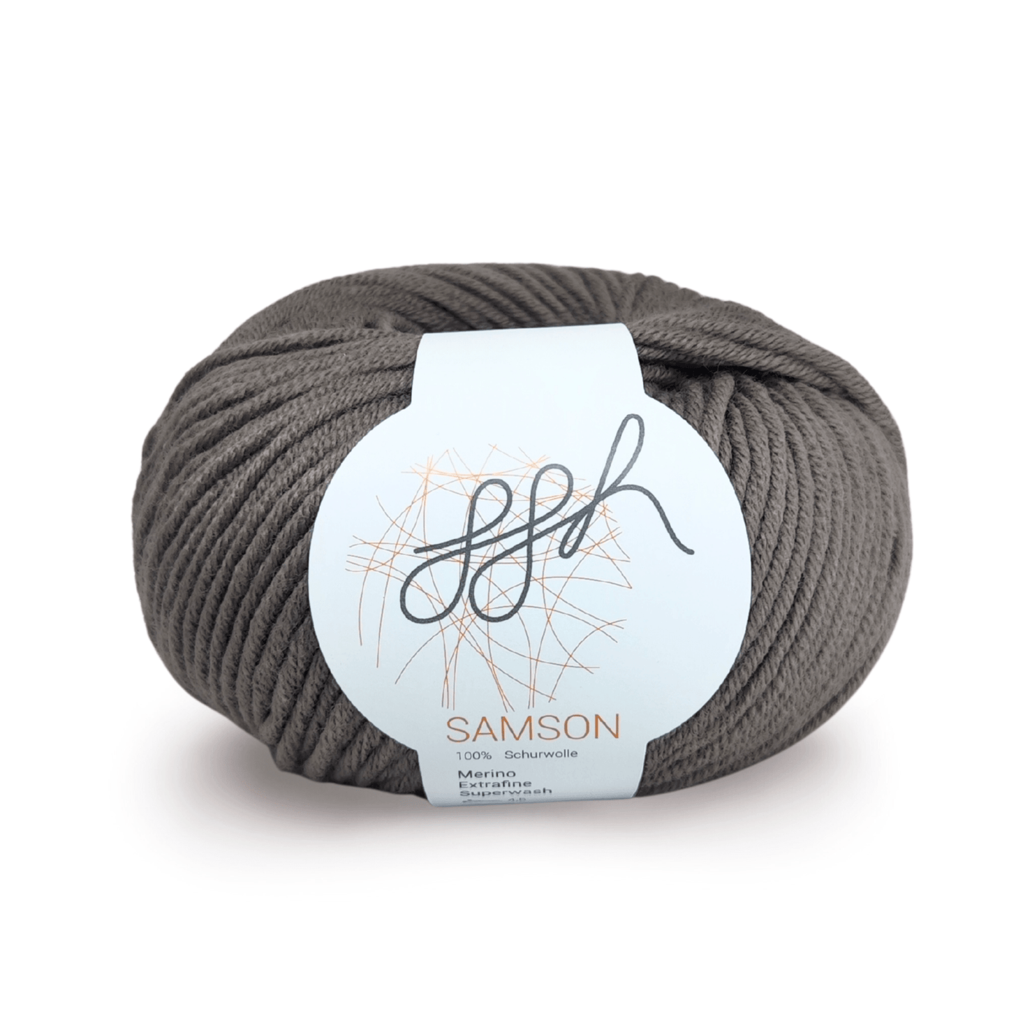 Weiches Garn aus extrafeiner Merinowolle in Französisch Grau