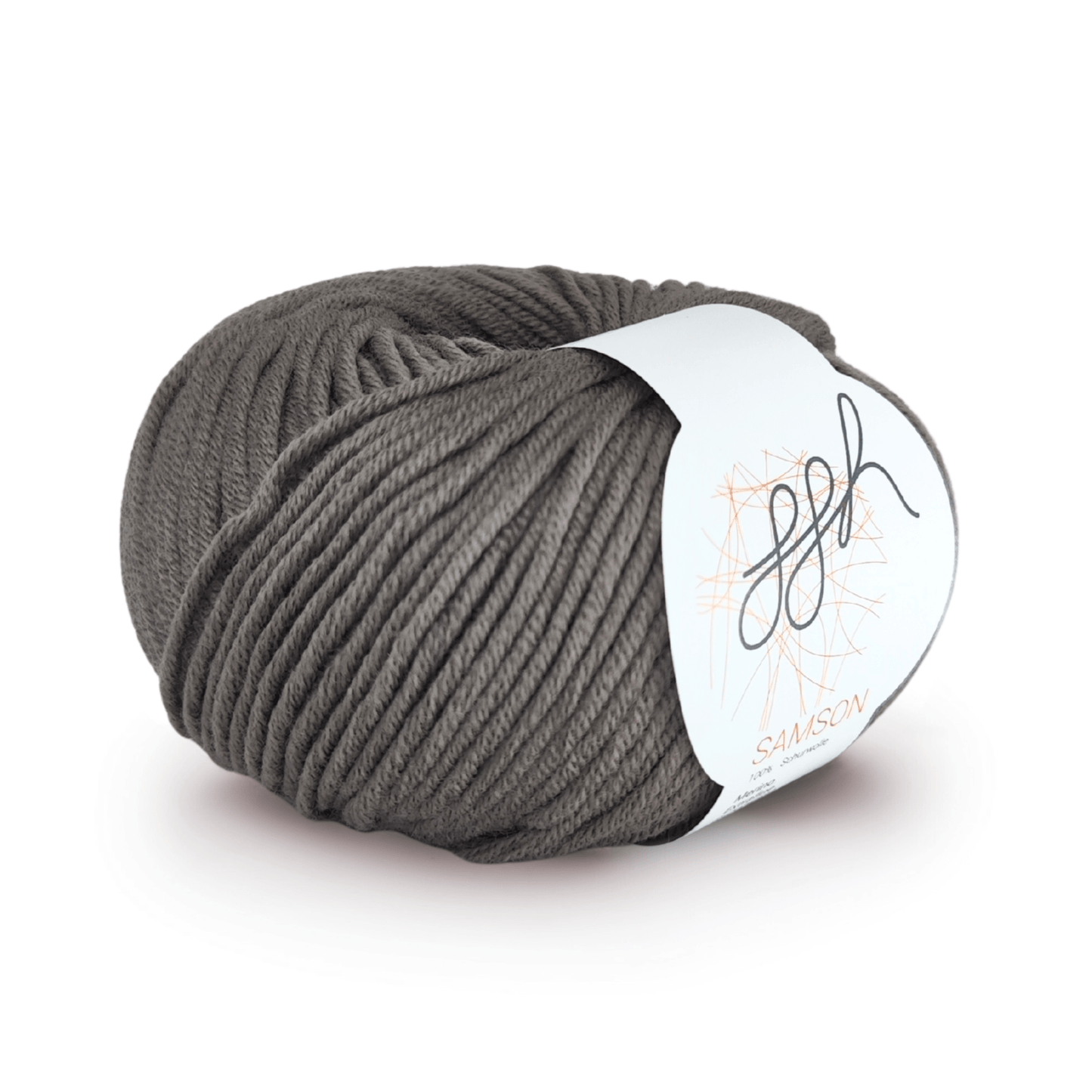 Weiches Garn aus extrafeiner Merinowolle in Französisch Grau