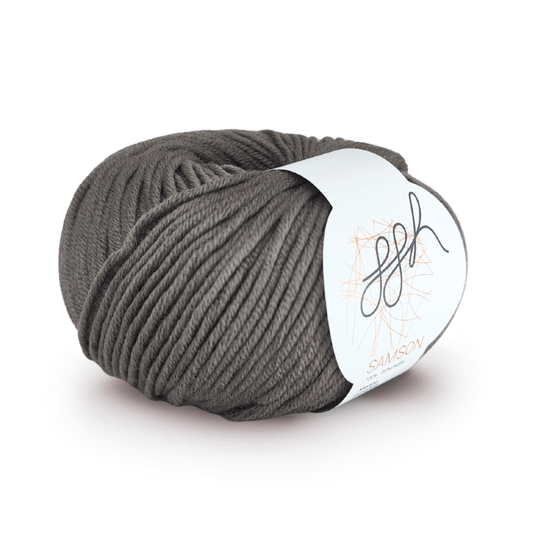 Weiches Garn aus extrafeiner Merinowolle in Französisch Grau