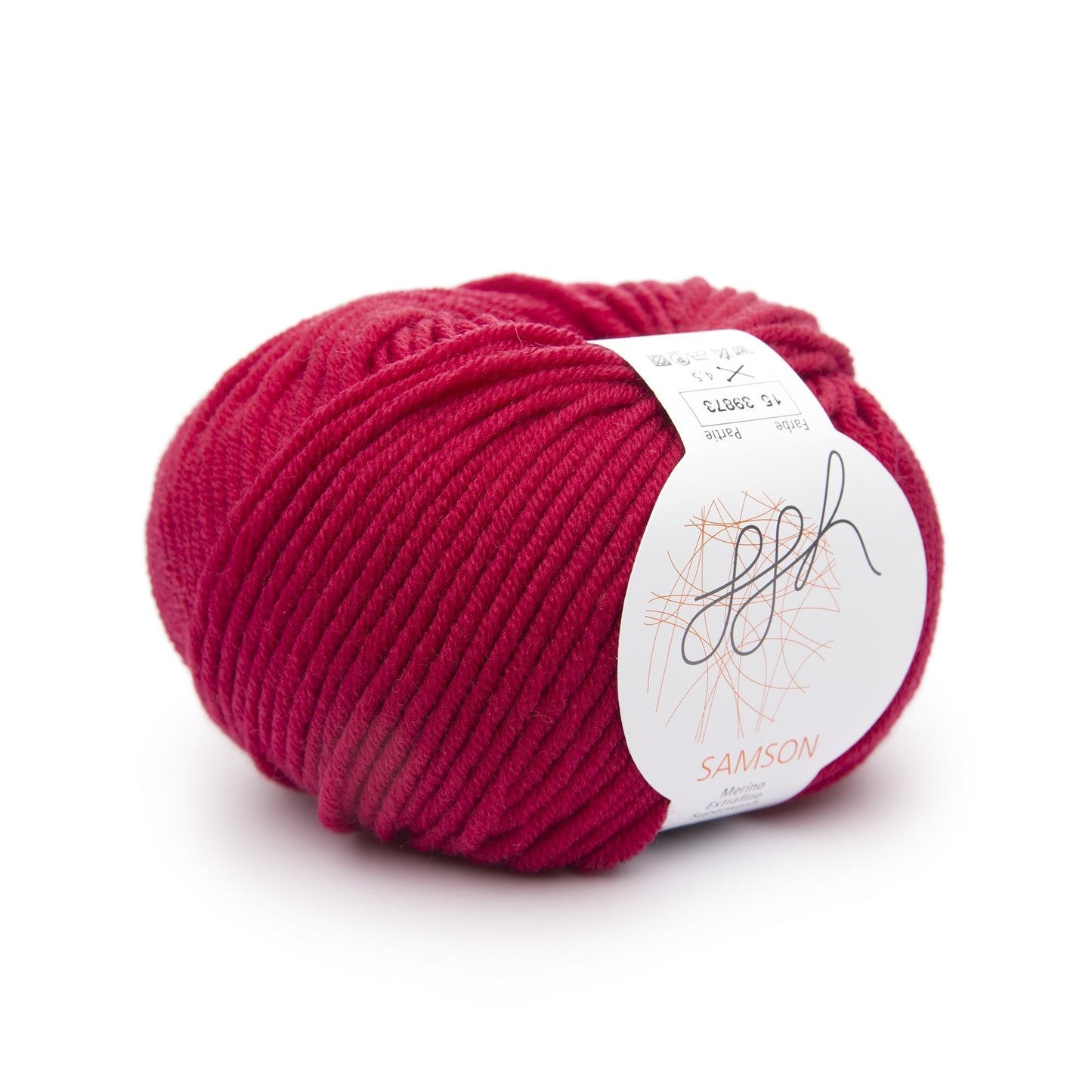 ggh Samson Strickgarn 015 Chilirot Merinowolle