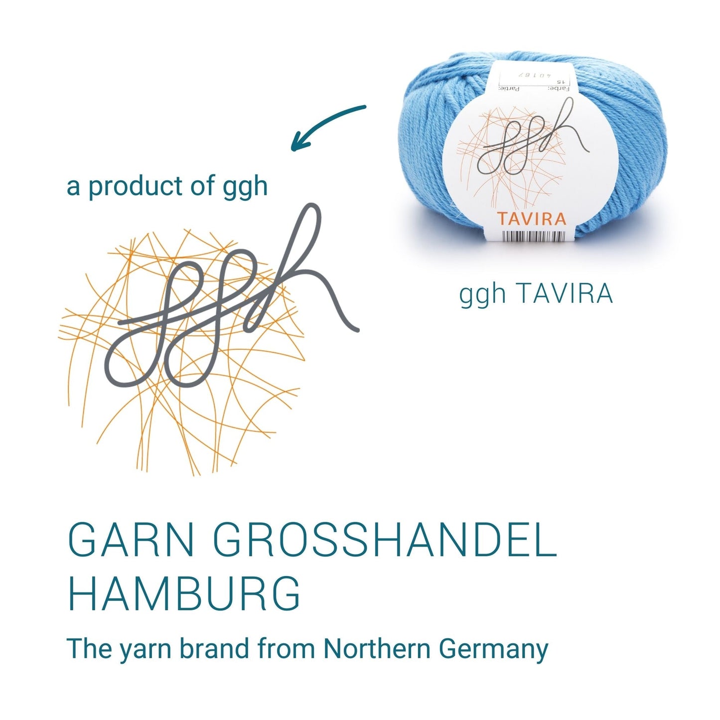 ggh Tavira 015 Aqua Garn zum Stricken und Häkeln
