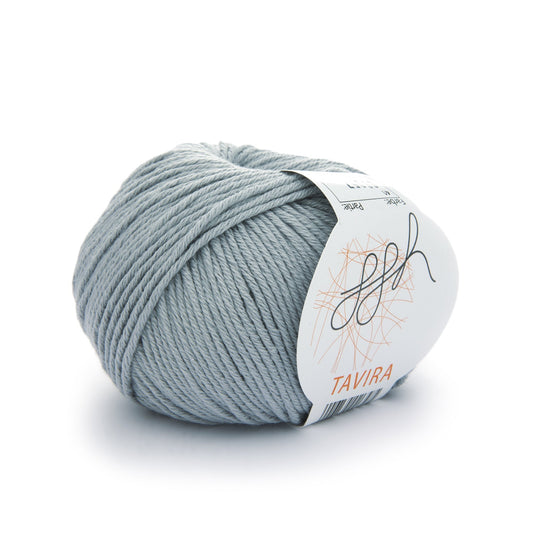 Wollgarn Tavira Hellgrau 041 für Stricken und Häkeln