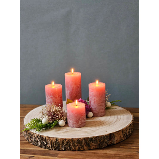 Dekobrett Baumscheibe Holz Holzbrett Brett Tablett Tischdeko Holzscheibe Ø 30 cm