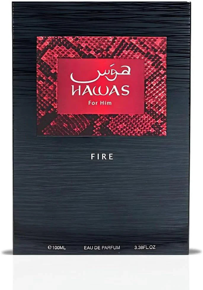 Hawas Fire Eau de Parfum 100 ml – Aromatisch-aquatischer Duft-Luxus Aroma