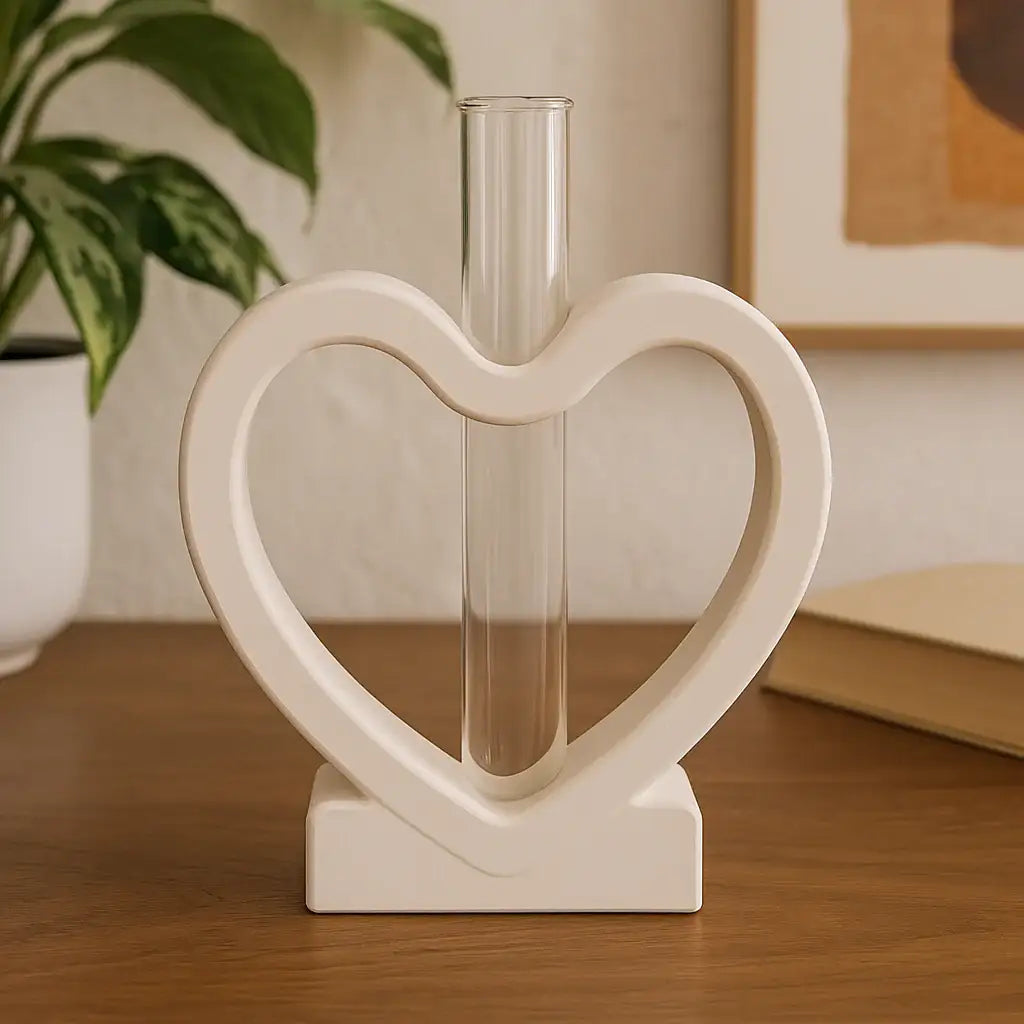 Handgefertigter herzförmiger Räucherstäbchenhalter für Harmonie zuhause
