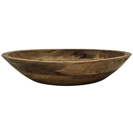 Holzschale Mango Holz Schale Dekoschale Brotschale Mangoholz Ø 38 cm - Yabubest - Home & More