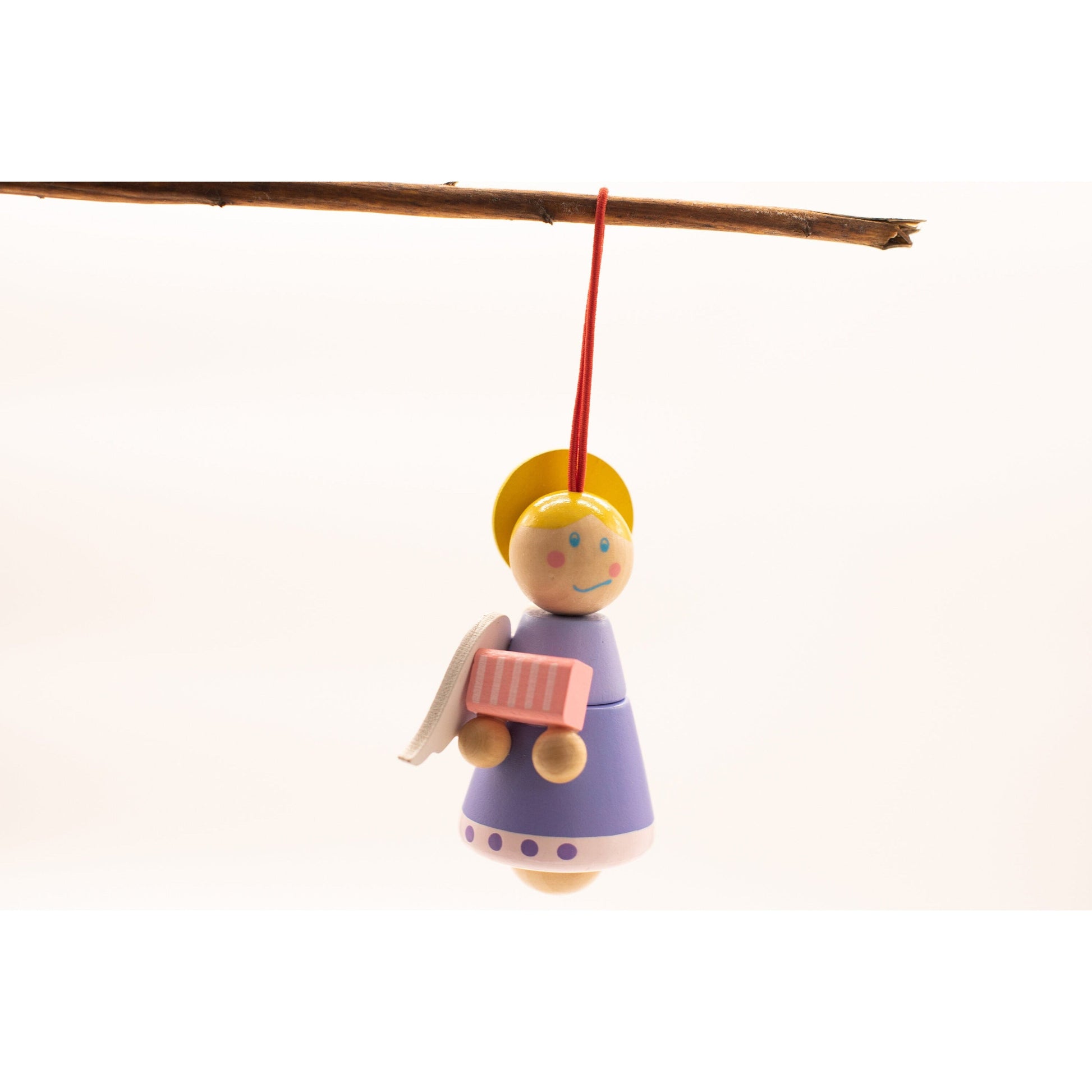 Dekoratives 3er Set Holzengel für Weihnachtsdeko