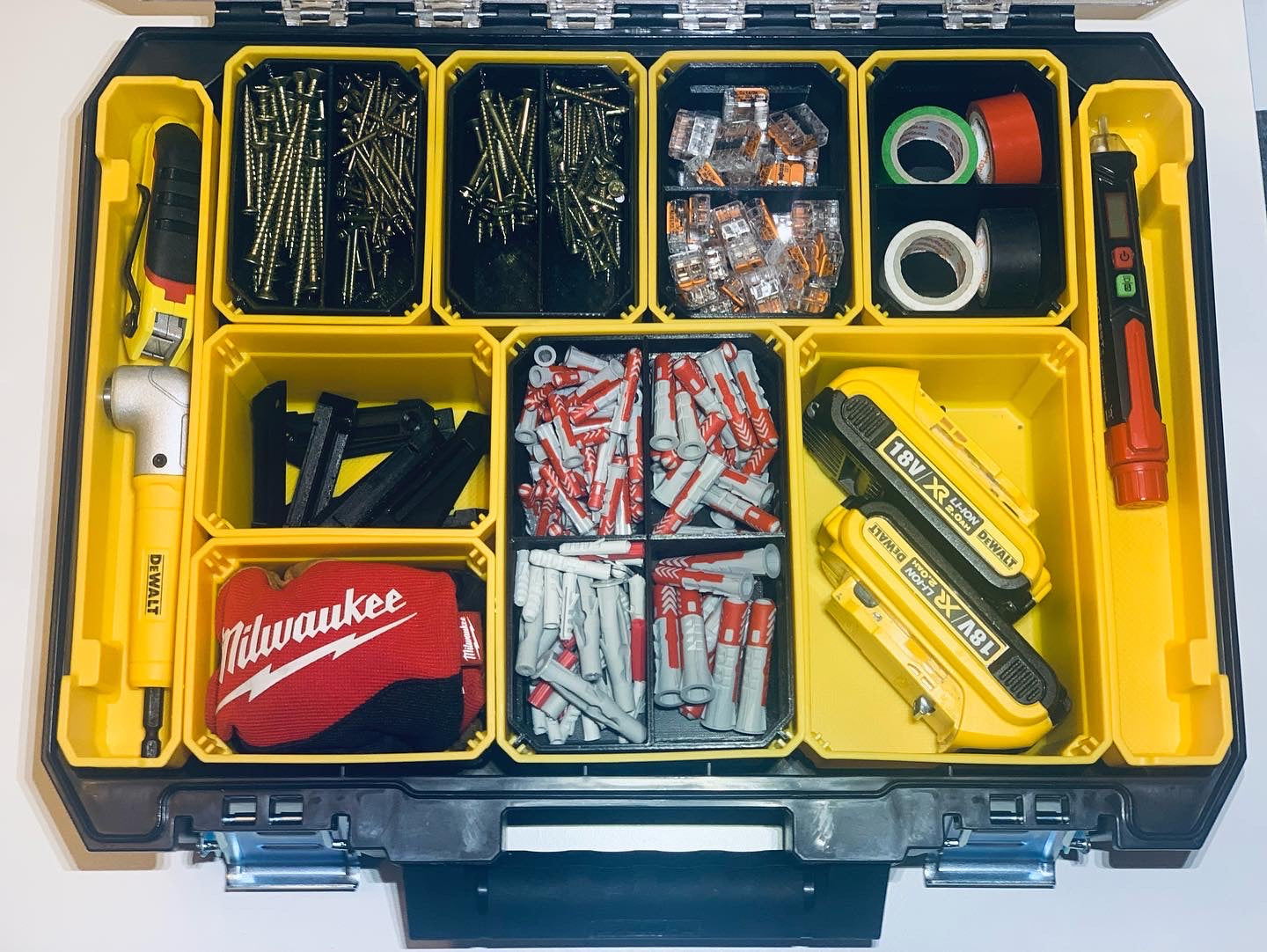 Sichtkästen 5er Vorteilsset passend für Dewalt TSTAK / Stanley ProStack