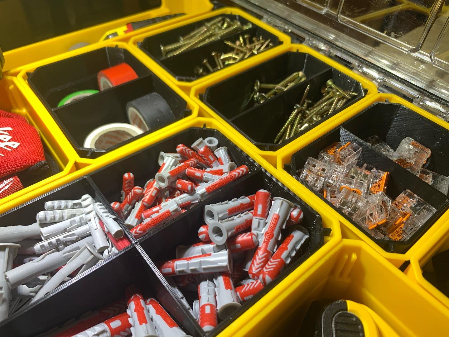 Sichtkästen 5er Vorteilsset passend für Dewalt TSTAK / Stanley ProStack
