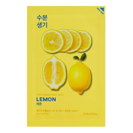 Pure Essence Lemon Mask – Vitamin C Power für Strahlkraft