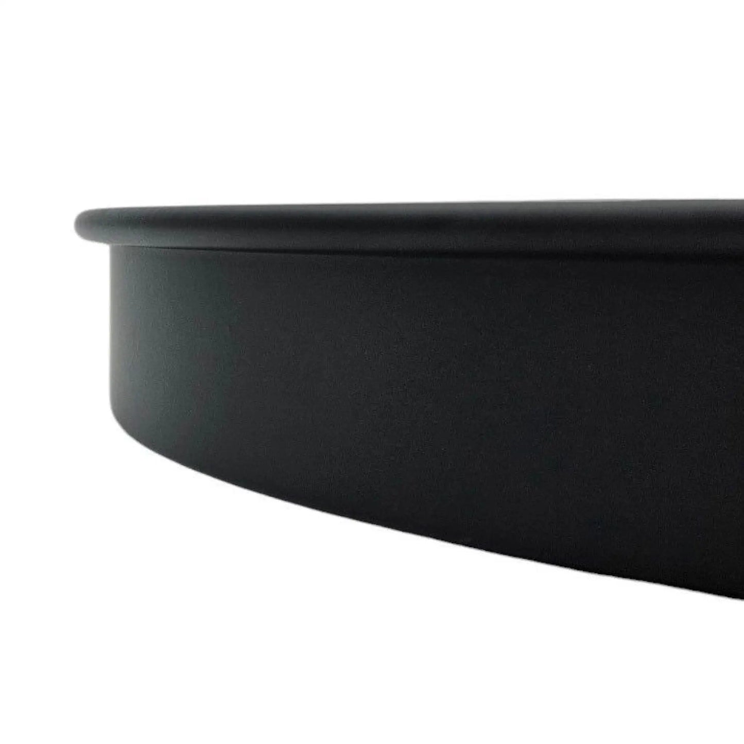 Kerzenteller Kerzentablett magnetische Kerzenhalter Tablett schwarz Metall 25 cm-Miamonda