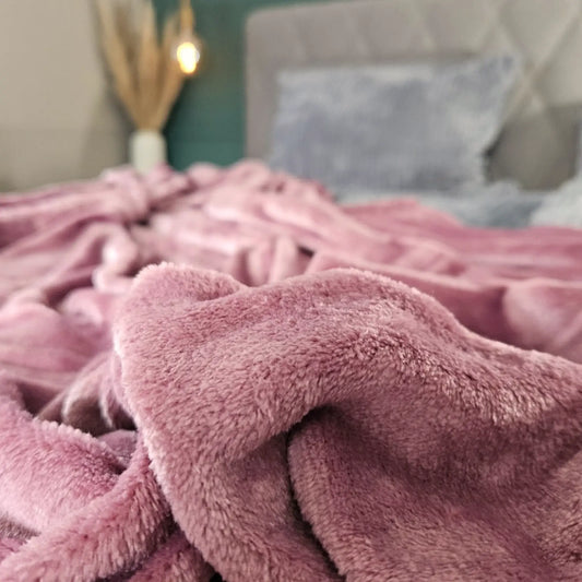Kuscheldecke Flauschig Weich XXL180x220 Mikrofaser Wohndecke Tagesdecke Flanell - Yabubest - Home & More