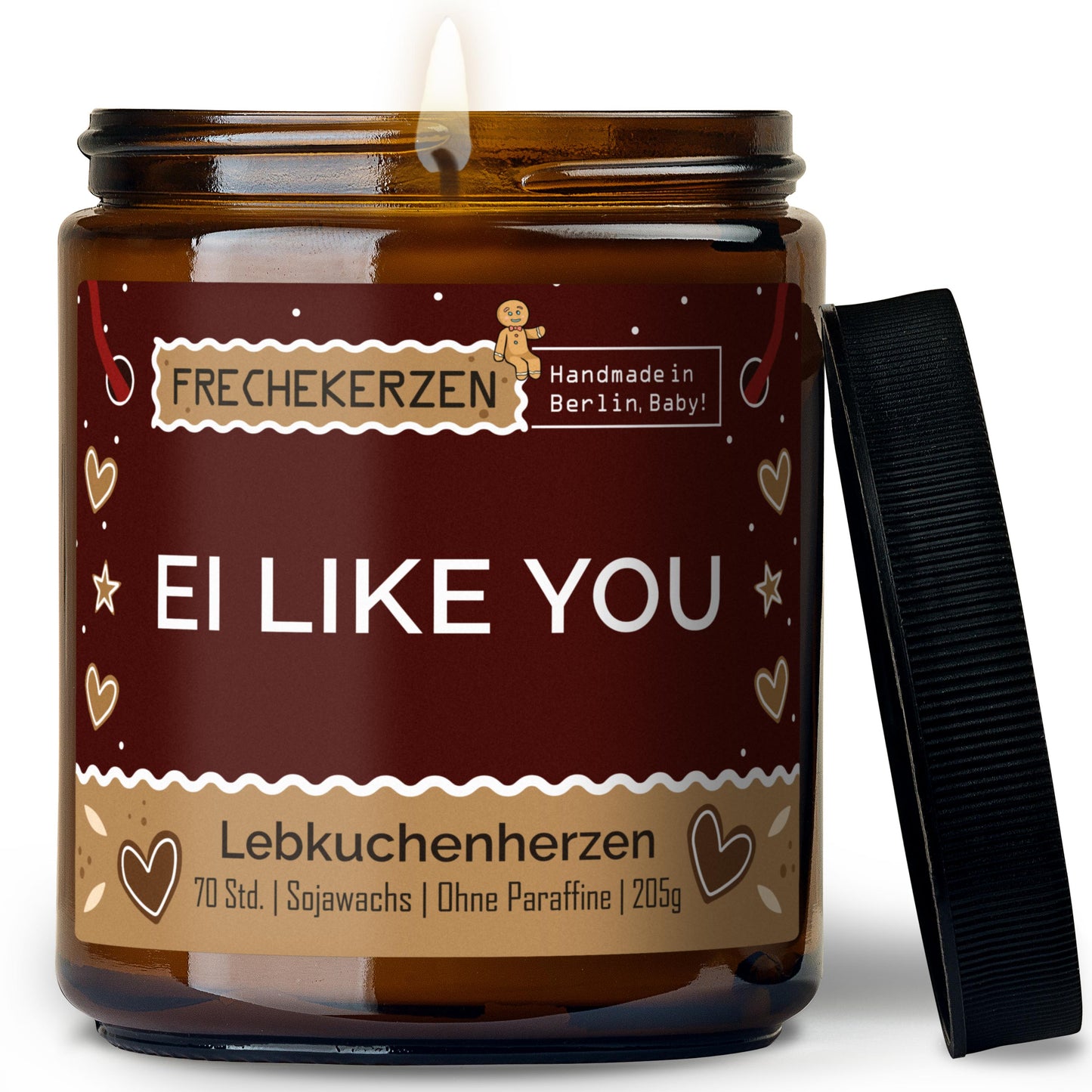 Duftkerze im Glas mit frechem Spruch ei like you-mysoy