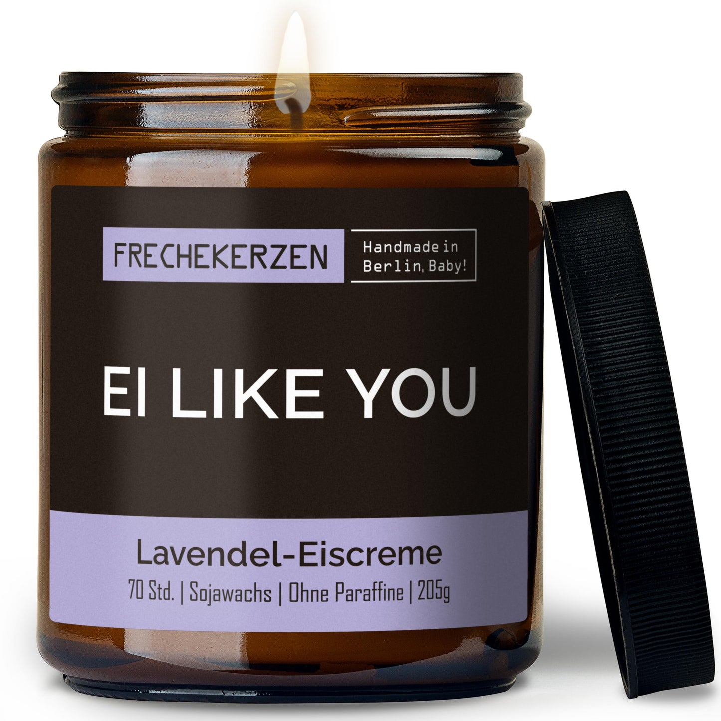 Duftkerze im Glas mit frechem Spruch ei like you-mysoy