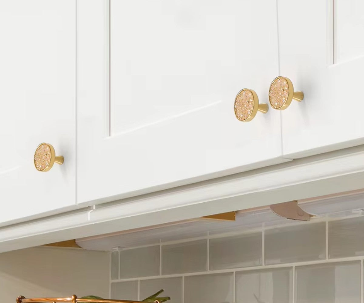 Möbelgriff Goldfarben Nordischer Stil Zinklegierung für Möbel