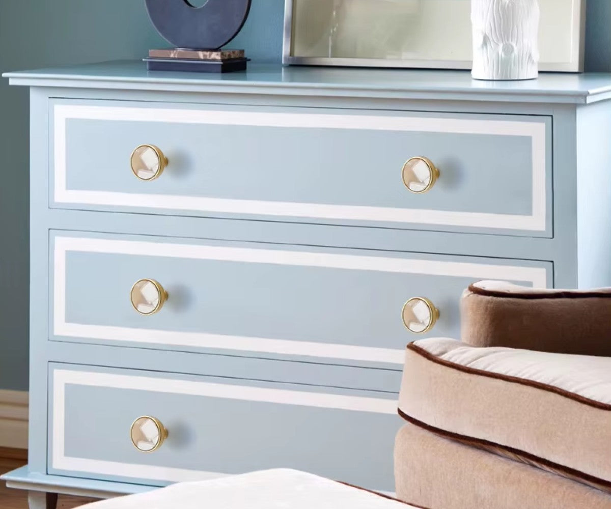 Möbelgriff Goldfarben Nordischer Stil Zinklegierung für Möbel