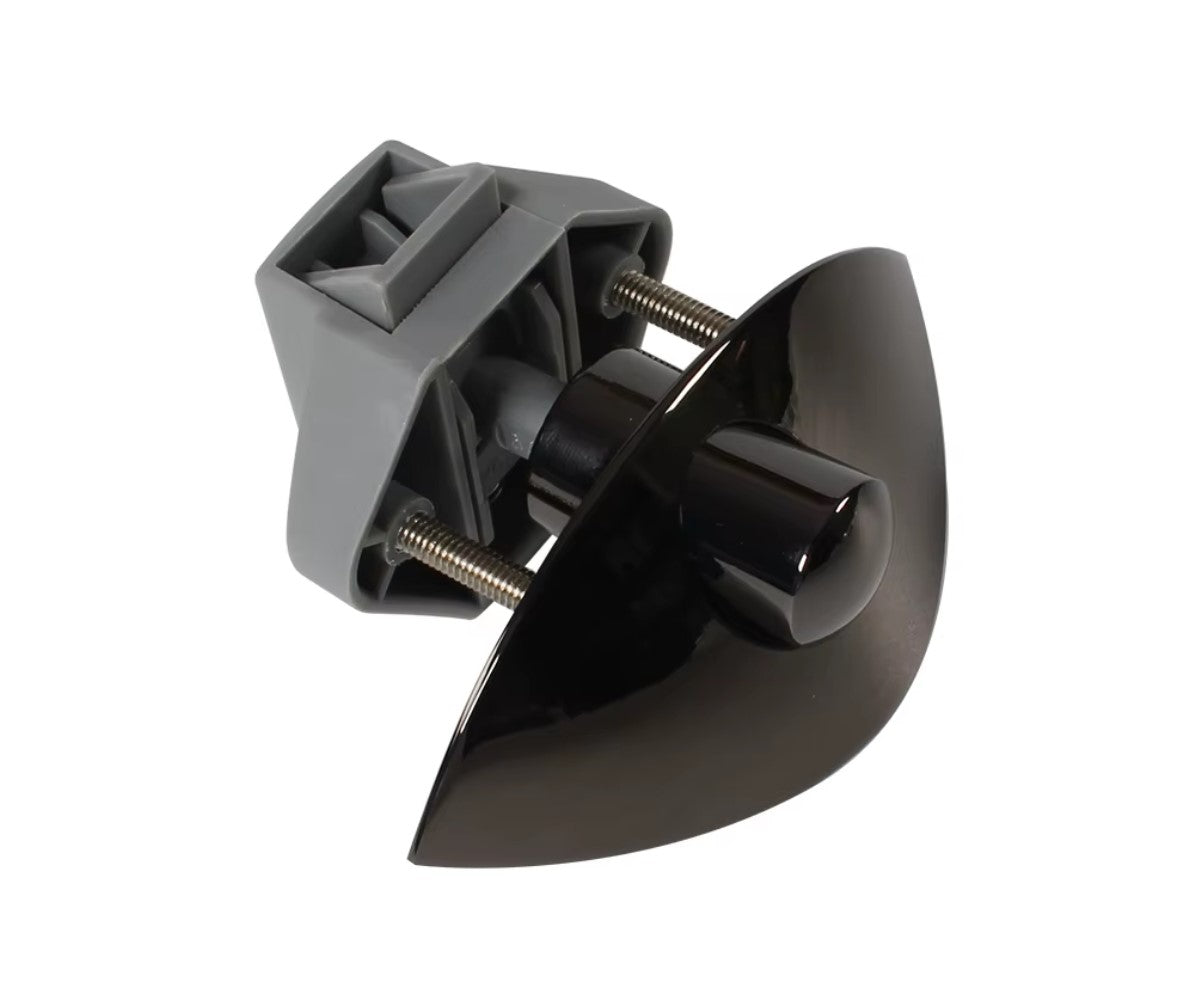 Möbelschloss Halbmond Push zum Drücken für 14 bis 16mm Wandstärke