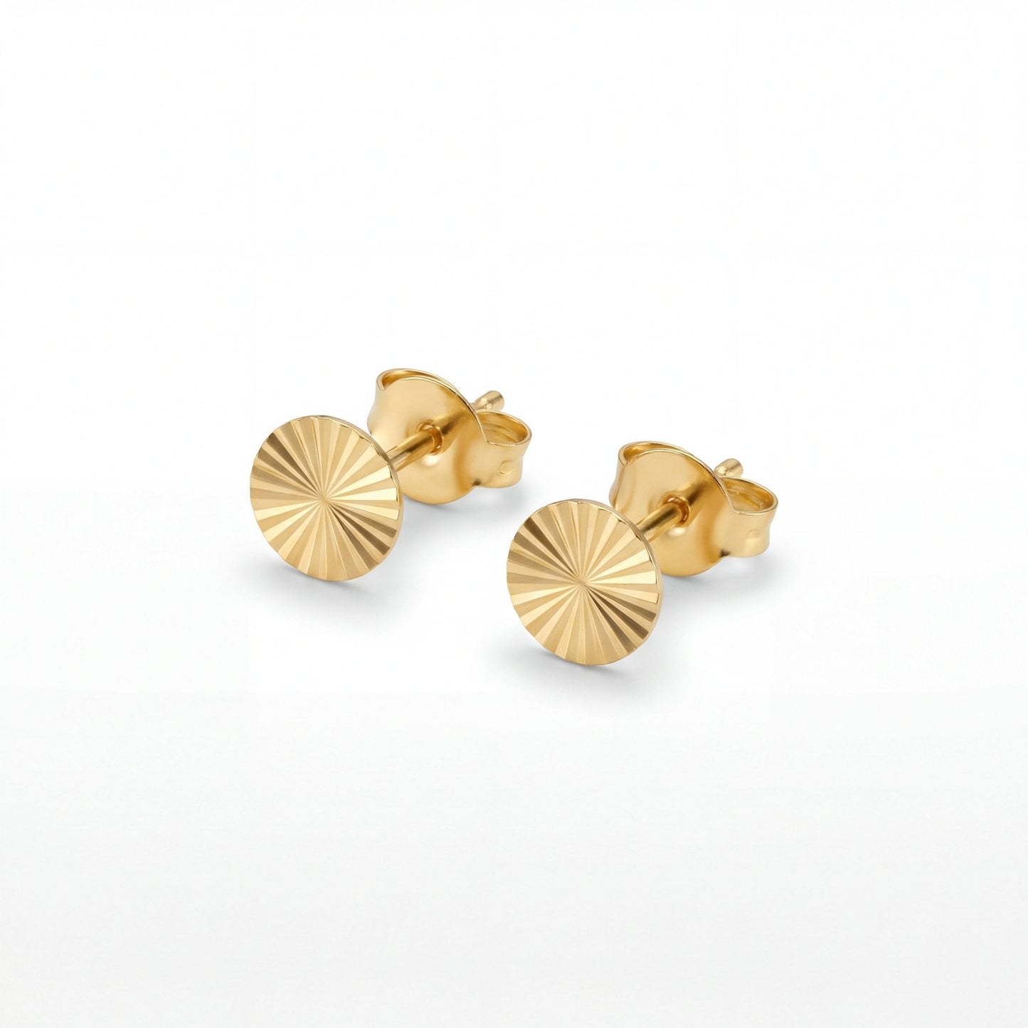 Aura Ohrstecker aus 925 Sterling Silber mit Goldplattierung-Studio Karl