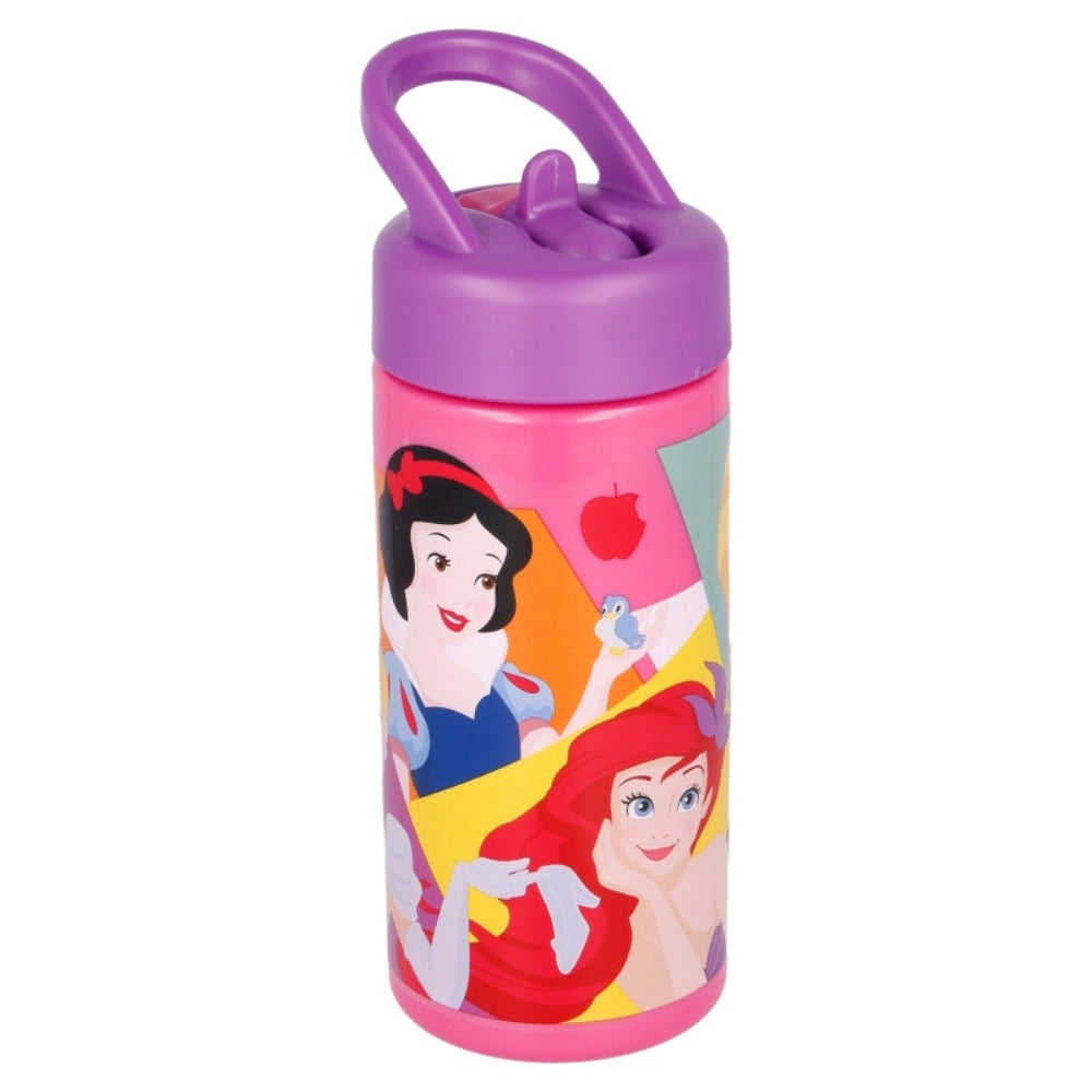 Disney Prinzessinnen Plastik Trinkflasche Kinder 410 ml Sportflasche-Tinisu