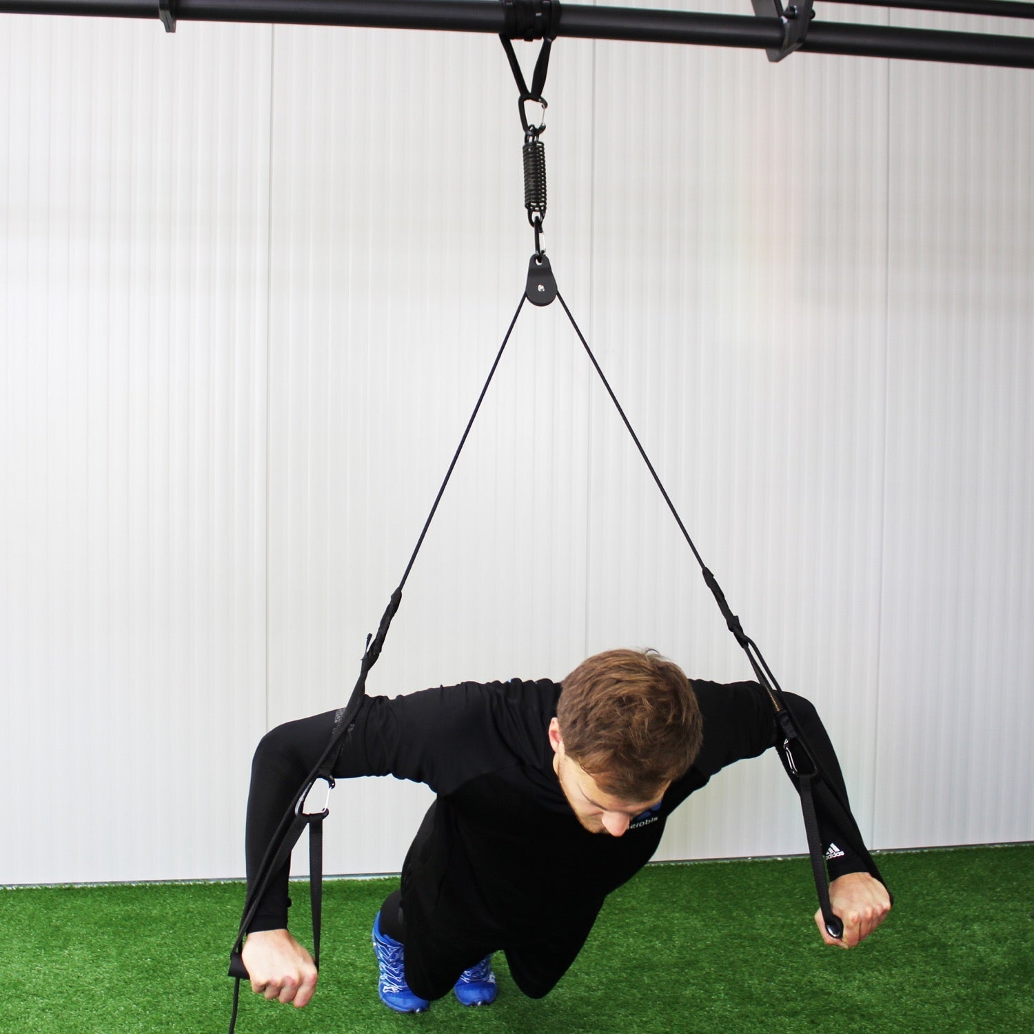 Power Spring Erweiterung für Slingtrainer mit hoher Belastbarkeit und Gelenkschutz-aerobis fitness