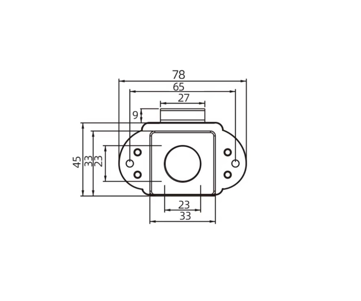 Druckschloss fuer Wohnmobil und Wohnwagen Schranktueren braun chr