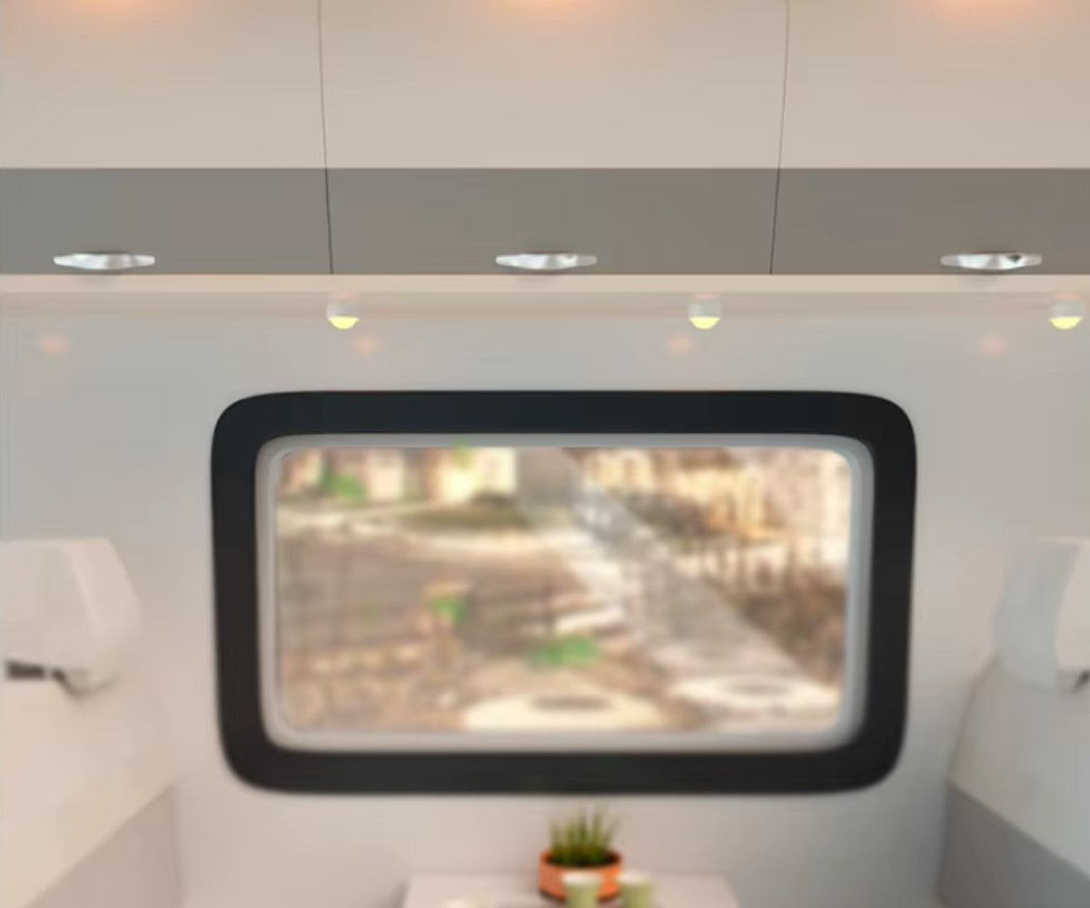 Möbelschloss zum Drücken für Camper Wohnmobil und Boote Chrom