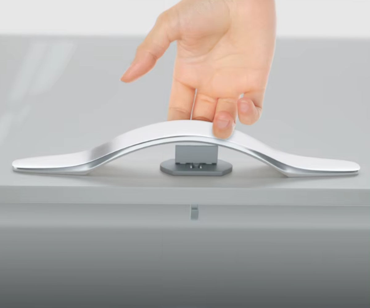 Möbelschloss zum Drücken für Camper Wohnmobil und Boote Chrom