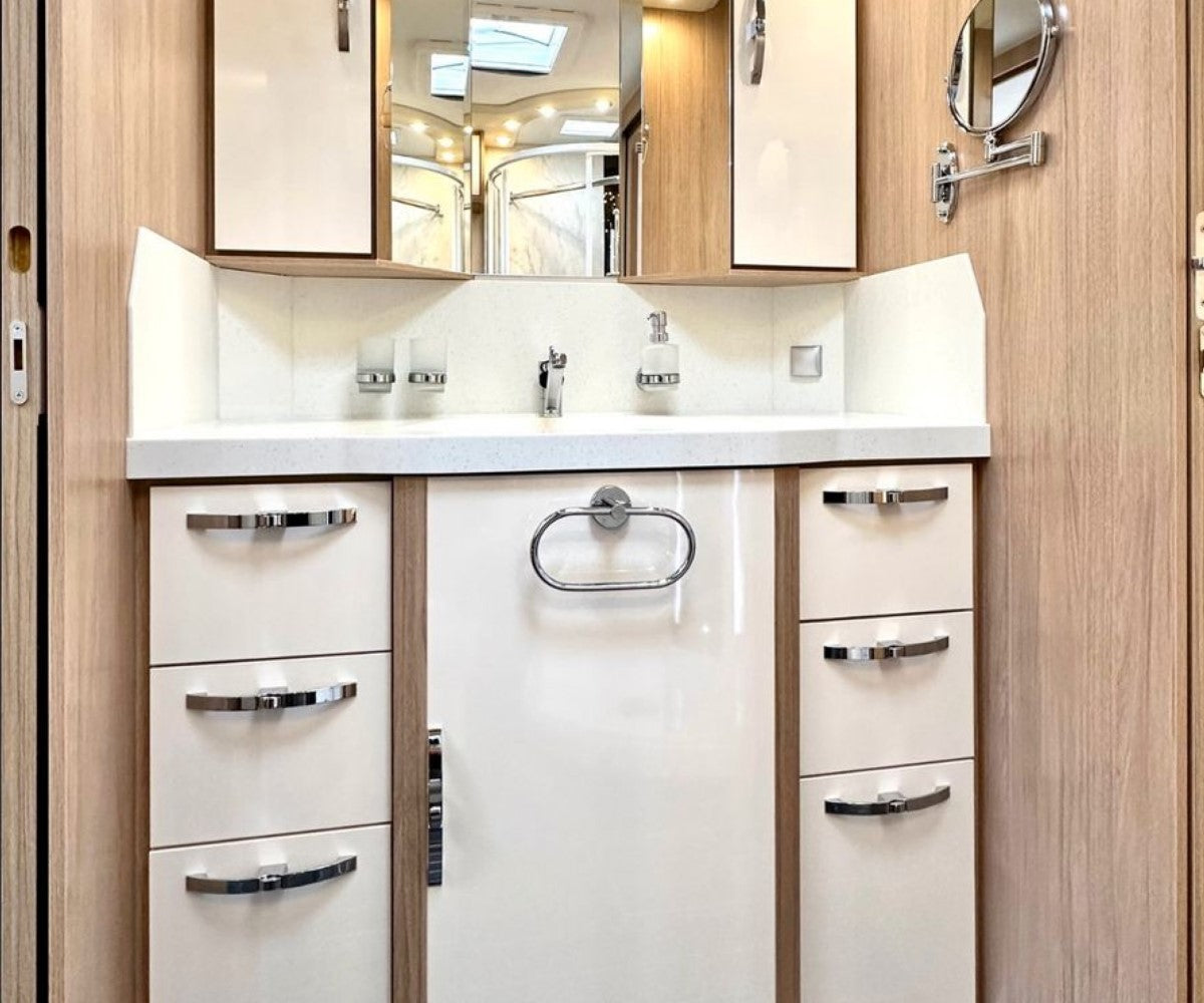 Druckschloss für Wohnmobil Möbel 128mm 160mm Lochabstand Sets