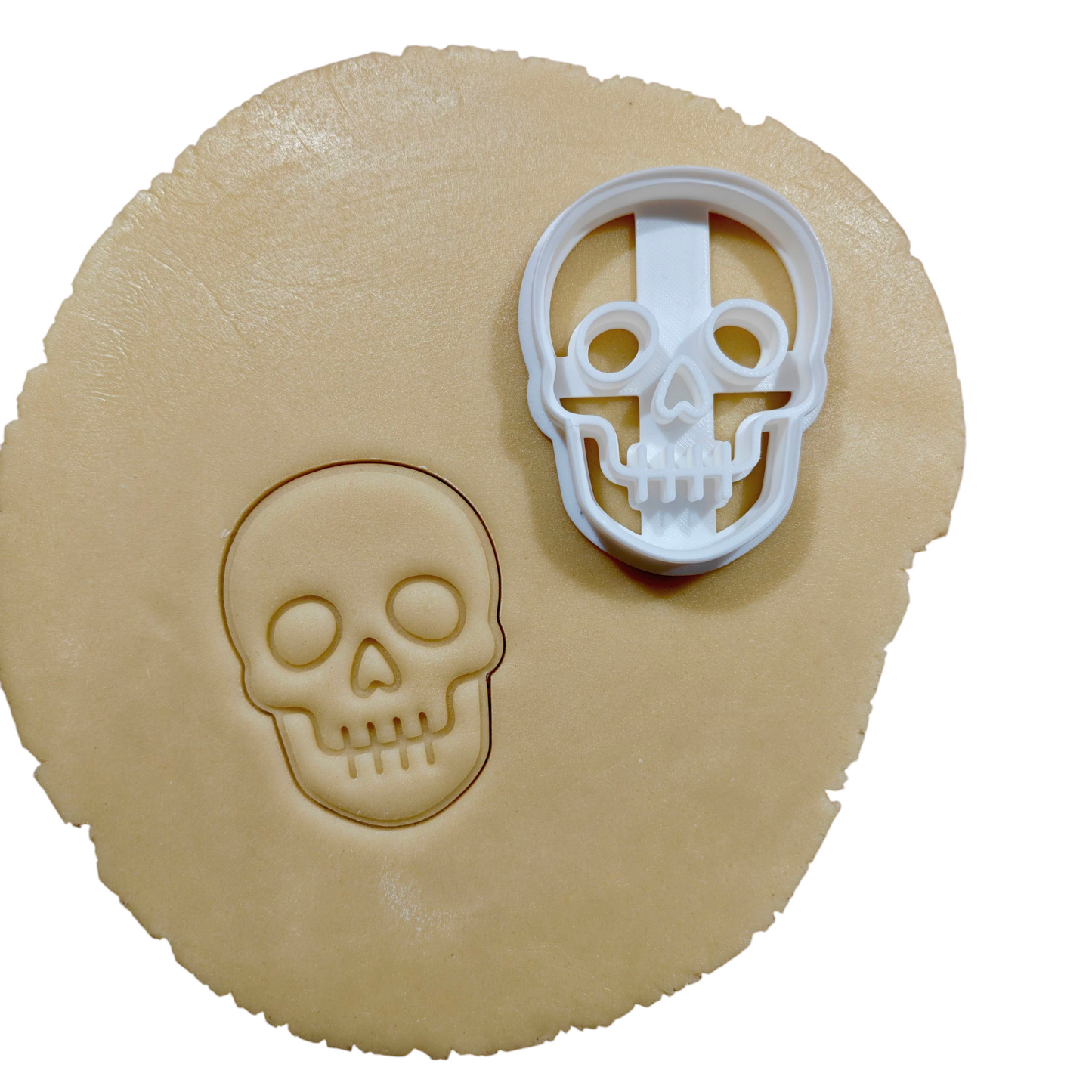 Totenkopf Keksausstecher geeignet für gruselige Backideen