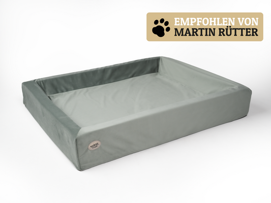 Orthopädisches Hundebett mit Samtbezug für maximalen Komfort-SABRO GmbH