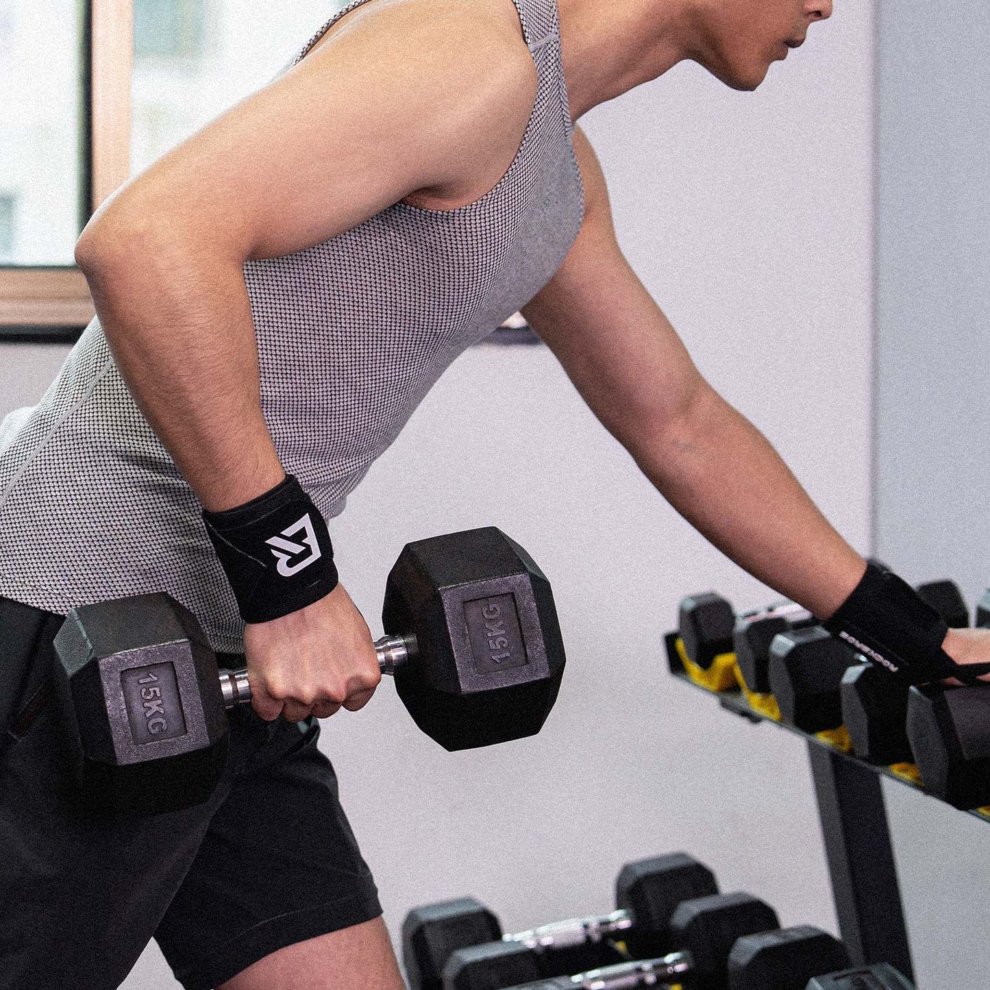 Elastische Handgelenkbandage für sicheren Halt beim Training
