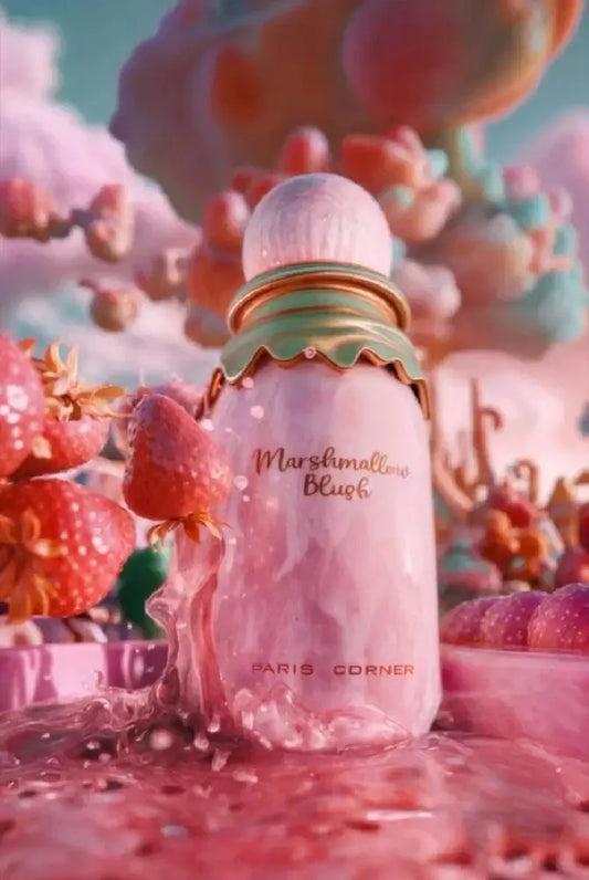 Marshmallow Blush Eau de Parfum 100ml Süßer Blumenduft für Damen-Luxus Aroma