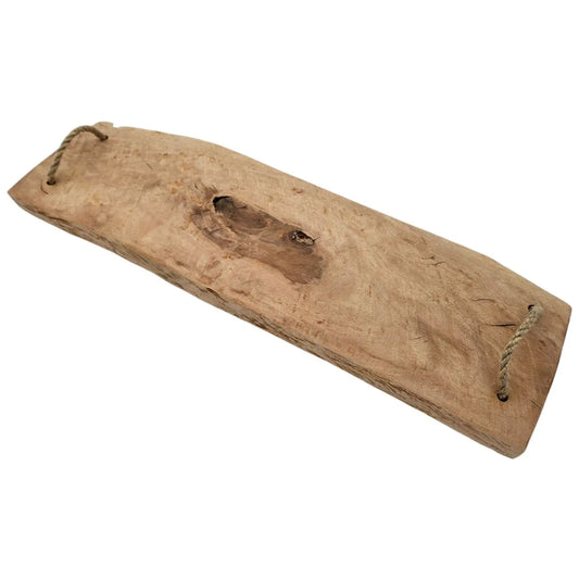 Serviertablett Holz Servierbrett Anrichteplatte Platte Tablett braun 50 cm Lang - Yabubest - Home & More