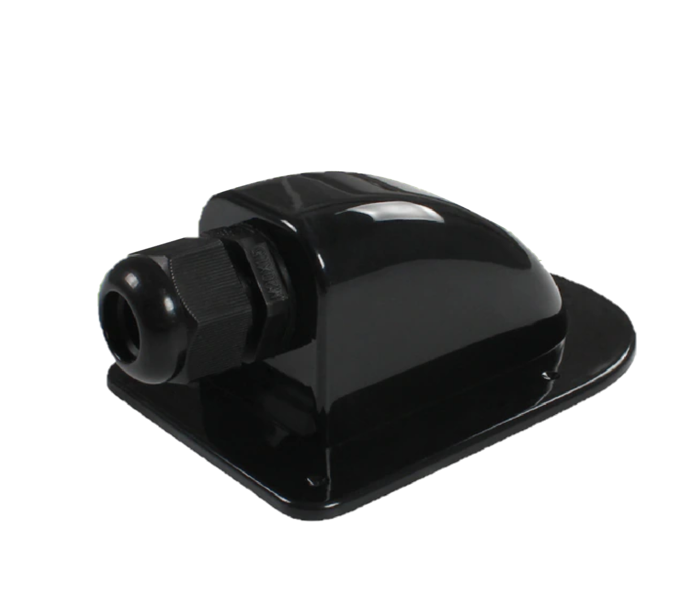 Dachdurchführung Kabeldurchführung mit 1 Eingang schwarz Wetterfest-Camping Pantheratec