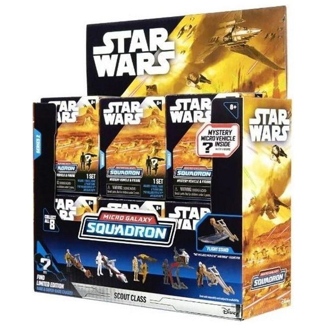 Star Wars Micro Galaxy Serie 2 – Display mit 12 Mystery Packs ab 4 Jahren