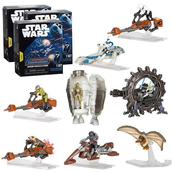 Star Wars Micro Galaxy Mystery Serie 4 – Display mit 12 Stück ab 4 Jahren