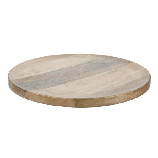 Teller Holzteller Mango Dekoteller Tischdeko Mangoholz Deko Schale Holz Ø 38 cm - Yabubest - Home & More