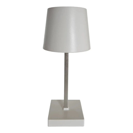 Tischleuchte Touch dimmbar LED Lampe Leuchte weiß silber kabellos Höhe 26 cm - Yabubest - Home & More