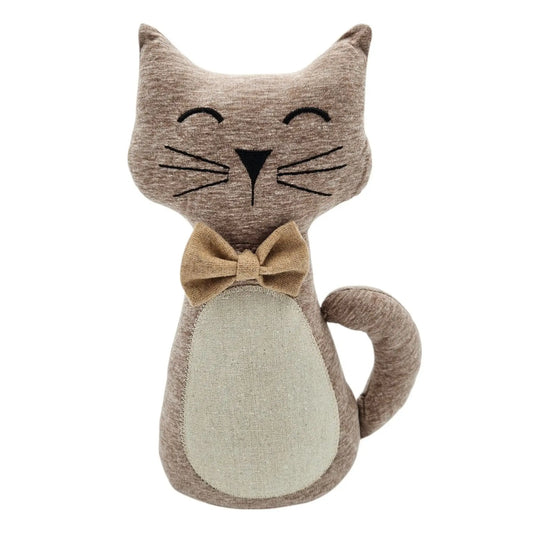 Türstopper Katze Molly Türhalter Sandfüllung Stofftier Deko Katze 30 cm - Yabubest - Home & More