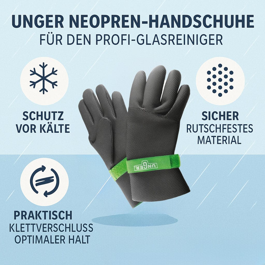 Neoprenhandschuhe für Glasreinigung mit Kälteschutz und Klettverschluss-mundizio